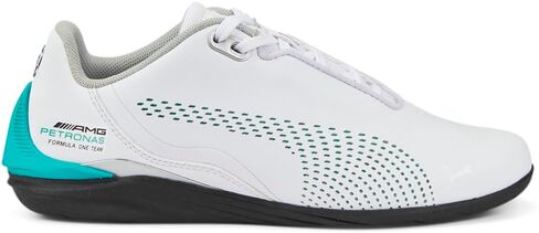 PUMA Kids Boys Mercedes Amg Petronas F1 Drift Cat Decima حذاء رياضي برباط كاجوال - أبيض - مقاس 4.5 M in Kuwait