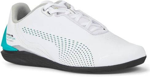 PUMA Kids Boys Mercedes Amg Petronas F1 Drift Cat Decima حذاء رياضي برباط كاجوال - أبيض - مقاس 4.5 M in Kuwait