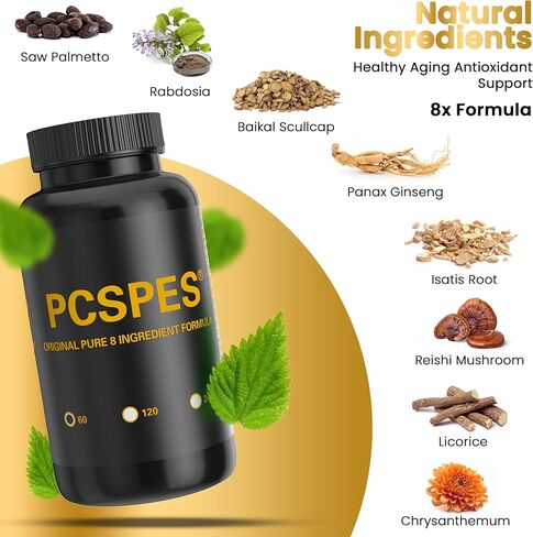 مكملات البروستاتا للرجال - انخفاض مستويات PSA بشكل طبيعي مع البلميط المنشاري و7 أعشاب نقية - مكملات التحكم في المثانة وتقليل التبول أثناء الليل، 60 قطعة in Kuwait