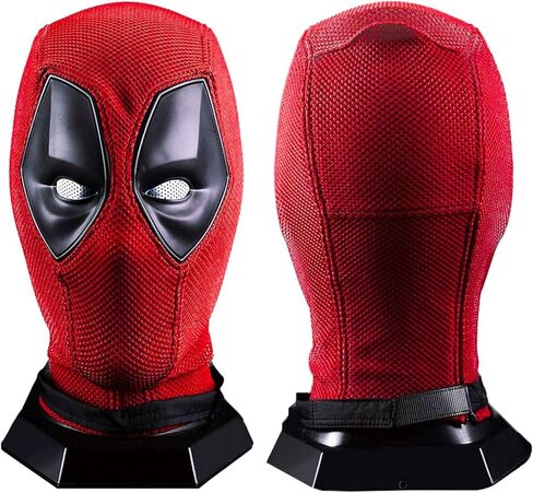 Superhero Wade Wilson Cosplay Red Helmet Mask Suitable for Boys and Girls Holiday Parties, Comic-Con and all Kinds of Get-Togethers （23.63 in Head Circumference） in Saudi Arabia