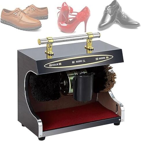 Electric Shoe Polishing Machine - Automatic Shine Device for Home & Business Use, Perfect for Hotels & Lobbies, Induction Technology for Effortless Cleaning & Maintenance (B) in Saudi Arabia