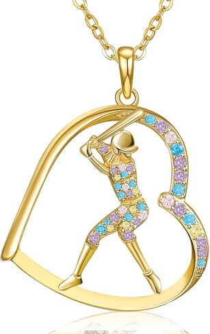 NORBU Soccer Basketball Baseball Volleyball Tennis Pickleball Swimming Necklace Gifts for Girls Women Teens, Sports Accessories for Sports Lovers and Young Athletes, Jewelry Gifts for Birthday Christmas Graduation in Saudi Arabia
