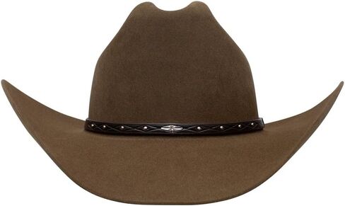 RESISTOL Men's George Strait by Santa Clara 6X Felt Cowboy Hat Bark 7 1/2 in Saudi Arabia