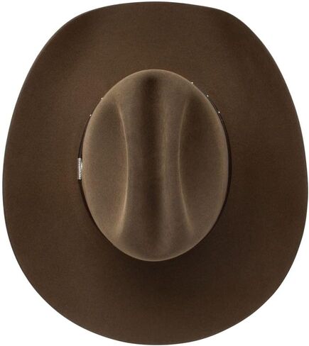 RESISTOL Men's George Strait by Santa Clara 6X Felt Cowboy Hat Bark 7 1/2 in Saudi Arabia