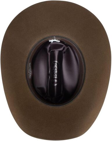 RESISTOL Men's George Strait by Santa Clara 6X Felt Cowboy Hat Bark 7 1/2 in Saudi Arabia