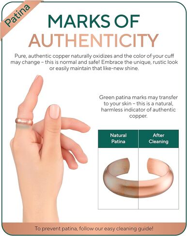 TheraCopper Pure Copper Rings for Women & Men (2-Pack) — 100% Pure Copper Ring — Raw, Solid & Uncoated Authentic Handmade Open-End Adjustable Ayurvedic Jewelry Rings (S/M + L/XL) in Saudi Arabia