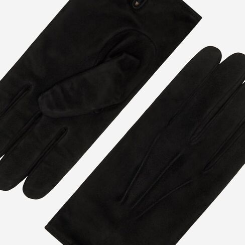 Fratelli Orsini Everyday Angelo (black) - suede leather gloves with luxurious cashmere lining in Saudi Arabia