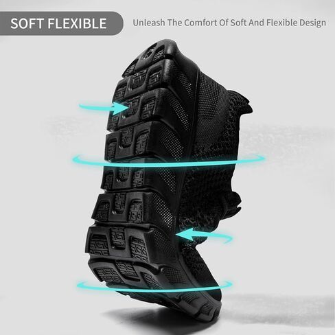 Running Shoes for Men Women Tennis Walking Sneakers Gym Slip On Comfortable Lightweight Breathable Athletic Workout Fashion Sports Casual Shoe in Saudi Arabia