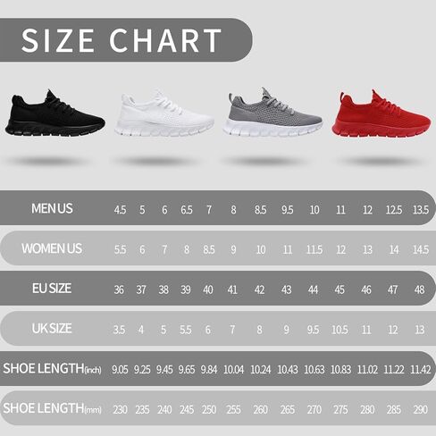 Running Shoes for Men Women Tennis Walking Sneakers Gym Slip On Comfortable Lightweight Breathable Athletic Workout Fashion Sports Casual Shoe in Saudi Arabia
