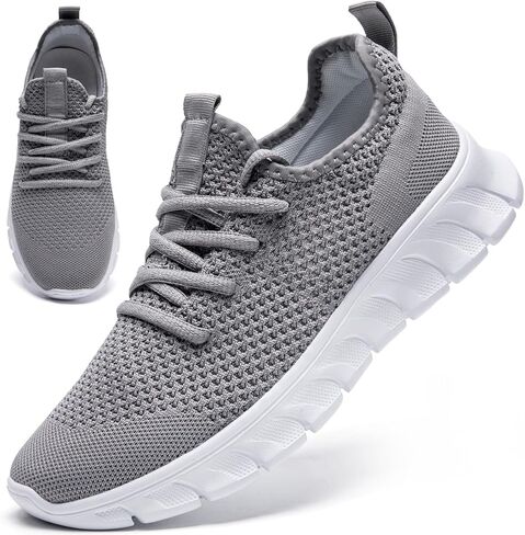 Running Shoes for Men Women Tennis Walking Sneakers Gym Slip On Comfortable Lightweight Breathable Athletic Workout Fashion Sports Casual Shoe in Saudi Arabia