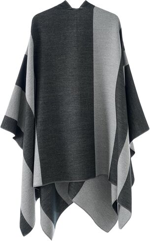 Women’s Shawl Wrap, Open Front Poncho, Cape Cardigan, Oversized Sweaters for Fall and Winter in Saudi Arabia