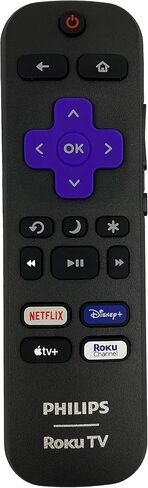 Ceybo Original Remote Control for Philips Roku TV with Netflix, Paramount, HBO Max & Apple TV 3026000066" in Kuwait