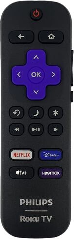 Ceybo Original Remote Control for Philips Roku TV with Netflix, Paramount, HBO Max & Apple TV 3026000066" in Kuwait