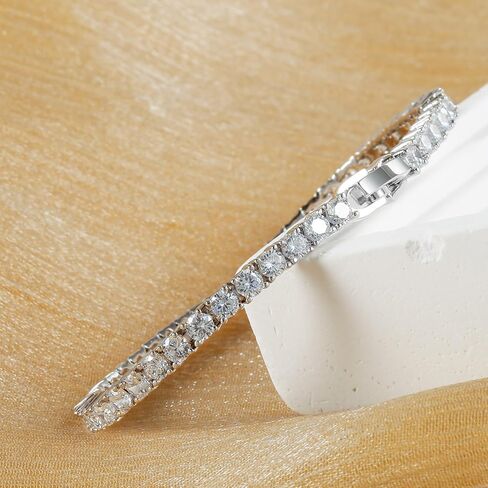 سوار تنس زركونيا مكعب 3 مم للنساء والرجال، سوار تنس كلاسيكي مقاس معصم صغير 6-7.5 بوصة in Kuwait