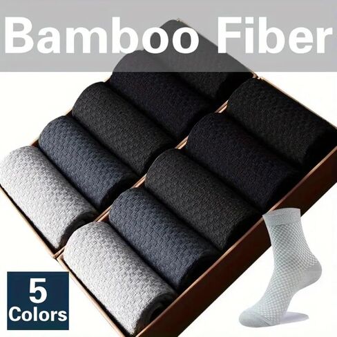 5 Pairs Men's Quarter Socks, Athletic Moisture Wicking Socks, Soft Lightweight Sock Breathable Comfort Cool in Saudi Arabia