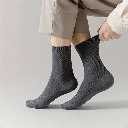 5 Pairs Men's Quarter Socks, Athletic Moisture Wicking Socks, Soft Lightweight Sock Breathable Comfort Cool in Saudi Arabia
