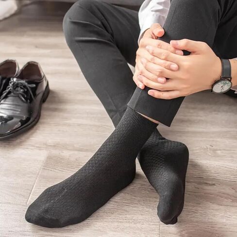 5 Pairs Men's Quarter Socks, Athletic Moisture Wicking Socks, Soft Lightweight Sock Breathable Comfort Cool in Saudi Arabia
