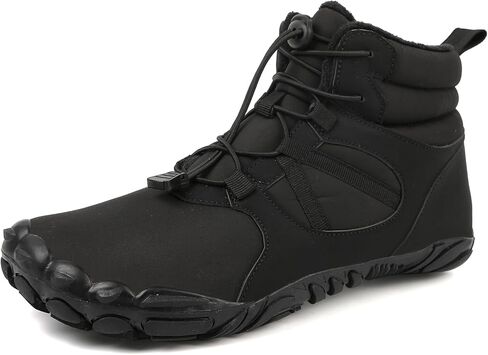 UIKGITP Mens Barefoot Winter Hiking Snow Boots Soft Lightweight Slip on Outdoor Grounding Shoes in Saudi Arabia