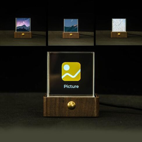 Stock and Exchange Rate Price Tracker Clock Bitcoin Price Display Multifunctional Weather Temperature Humidity Personalized Picture Playback WiFi in Saudi Arabia