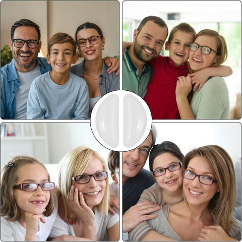 20 زوجًا من وسادات أنف النظارات المضادة للانزلاق، وسادة أنف لاصقة مقاس 3.5 مم من السيليكون غير قابلة للانزلاق لوسادات أنف النظارات المضادة للانزلاق، مقابض أنف من السيليكون لإطارات بلاستيكية للقراءة in Kuwait