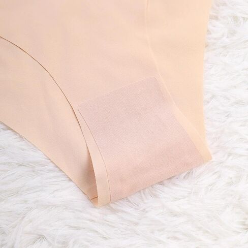 7-Pack Set Seamless Breathable Ice Silk Women Underwear, Solid Color Comfortable and Stylish, No-Show Fit for Everyday Wear in Saudi Arabia