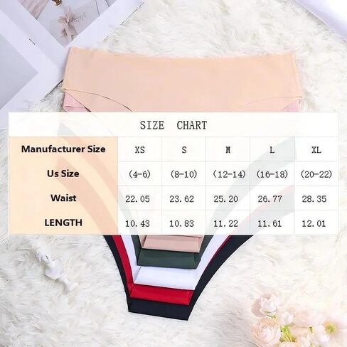7-Pack Set Seamless Breathable Ice Silk Women Underwear, Solid Color Comfortable and Stylish, No-Show Fit for Everyday Wear in Saudi Arabia
