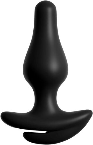 Anal Plug with Remote-Control Vibrating Bullet - Bowtie Bikini - Black - XL - XXL in Saudi Arabia