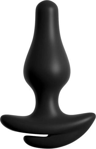 Anal Plug with Remote-Control Vibrating Bullet - Bowtie Bikini - Black - XL - XXL in Saudi Arabia