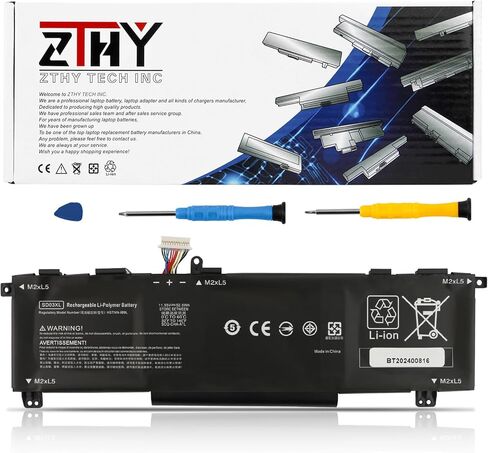 ZTHY WS04XL Laptop Battery Replacement for HP Spectre X360 14-EA000 14T-EA000 14-EA0510la 14-EA0007NA 14-EA0023DX 14-ea0378ng 14-EA0002NI 14-EA0520NA L97352-2D1 L97357-005 WS04066XL 66.52Wh 4Cell in Saudi Arabia