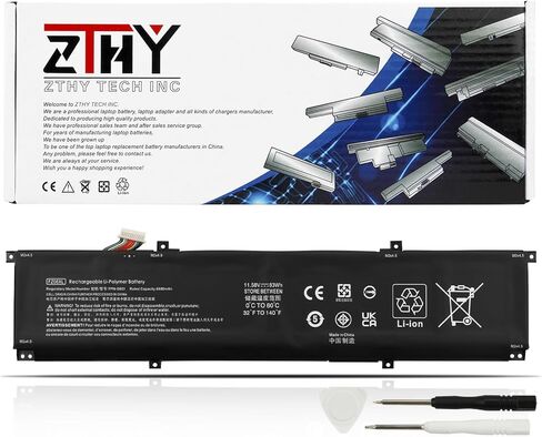 ZTHY WS04XL Laptop Battery Replacement for HP Spectre X360 14-EA000 14T-EA000 14-EA0510la 14-EA0007NA 14-EA0023DX 14-ea0378ng 14-EA0002NI 14-EA0520NA L97352-2D1 L97357-005 WS04066XL 66.52Wh 4Cell in Saudi Arabia