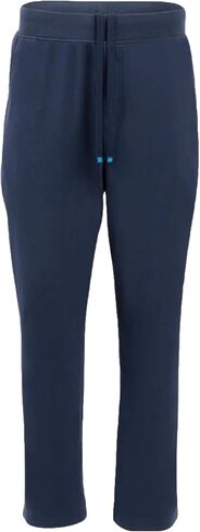 رداء DudeRobe رجالي بغطاء رأس باللون الكحلي مقاس 2XL/3XL وبنطال رياضي مقاس 2XL/3XL بأرجل مستقيمة وجزء سفلي مفتوح، من Shark Tank! قطن مريح وذو قدرة على الامتصاص بعد الاستحمام، بنطال رياضي للاسترخاء in Kuwait