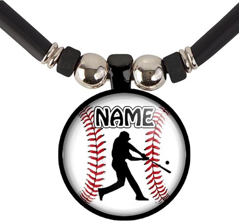 Personalized Baseball Necklace for Boys - Custom Name Jewelry, Baseball Pendants & Charms, Unique Gifts for Boys, Perfect Game Day Accessories in Saudi Arabia