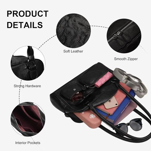 Shoulder Bag for Women Y2K Purse Top Handle Shoulder Bag Vegan Leather Swing Bag for Travel Everyday Use in Saudi Arabia