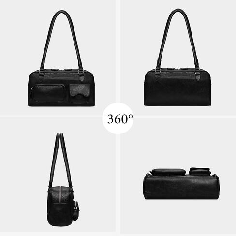 Shoulder Bag for Women Y2K Purse Top Handle Shoulder Bag Vegan Leather Swing Bag for Travel Everyday Use in Saudi Arabia