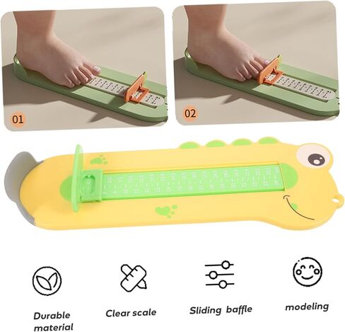 Veemoon Home Measuring Device Boys and Girls Foot Measuring Instrument Accurate Shoe Sizer Tool for Boy Girl Toddlers in Saudi Arabia