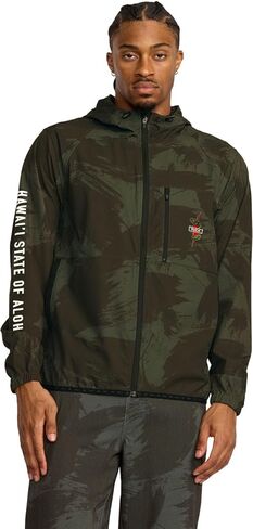 RVCA Men's Sport Yogger Hawaii 4-Way Stretch Windbreaker Jacket in Saudi Arabia