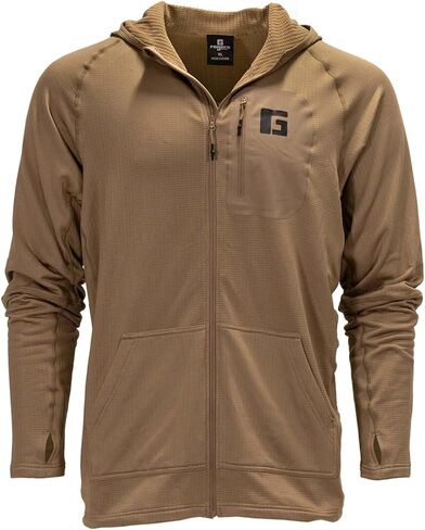 سترة روجرز الرجالية ذات القلنسوة ذات السحاب الكامل ذات الشبكة الثقيلة in Kuwait