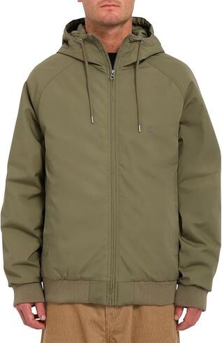 Volcom mens Hernan 10k Teflon Heavyweight Hooded Jacket- Workwear Winter Coat in Kuwait