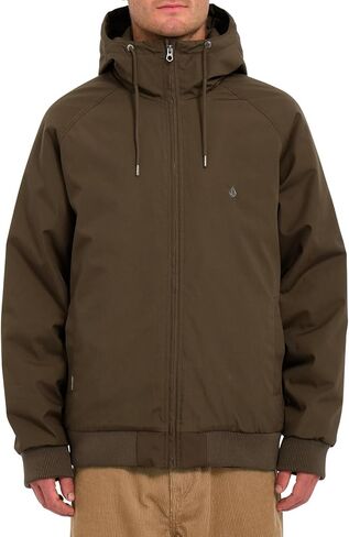 Volcom mens Hernan 10k Teflon Heavyweight Hooded Jacket- Workwear Winter Coat in Kuwait