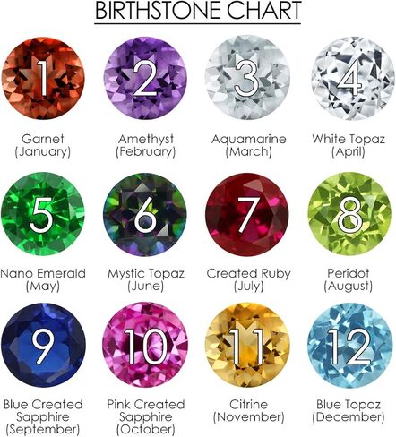 Gem Stone King Customized and Personalized 7 Gemstone Birthstone Tennis Bracelet For Women | 925 Sterling Silver | Adjustable Bolo Bracelet For Women | Easy-On Easy-Off in Saudi Arabia