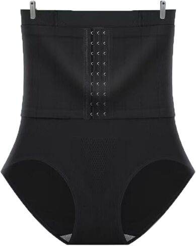 Women's High Waisted Tummy Control Shapewear Underwear Compression Lumbar Support Brace Waist Trainer Panties Briefs in Saudi Arabia