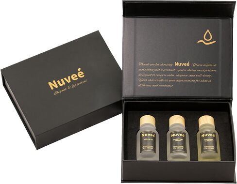 Essential Oils for Diffusers for Home - Waterless Essential Oil Diffuser - Essential Oil Set - Gift Set - Aceites Esenciales para Difusores (My Way, Vanilla Rose, White Tea) in Saudi Arabia