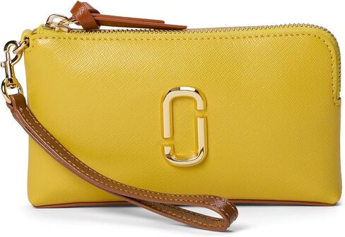 Marc Jacobs Womens The Snapshot Wristlet Joy Yellow Multi One Size in Saudi Arabia
