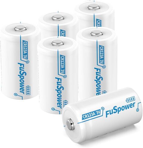 CR123A Batteries CR17345 3V 1500mAh Lithium Battery CR17335 DL123A CR123 Batteries for Intensity Flashlight and Security Device -2 Count in Saudi Arabia