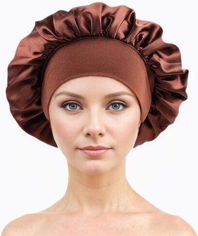 Womens Satin Bonnet Hair Bonnet for Sleeping Hair Cap in Saudi Arabia