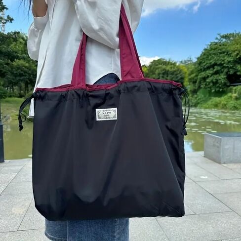 Extra Large Tote Bag - Lightweight Drawstring Grocery Tote in Saudi Arabia