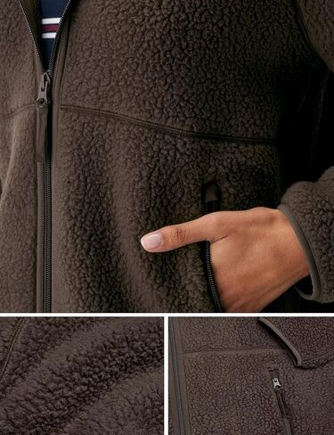 Fleece Jacket Women Full Zip up Sherpa Jackets Fuzzy Hooded Sweatshirts with Pockets 2025 in Saudi Arabia