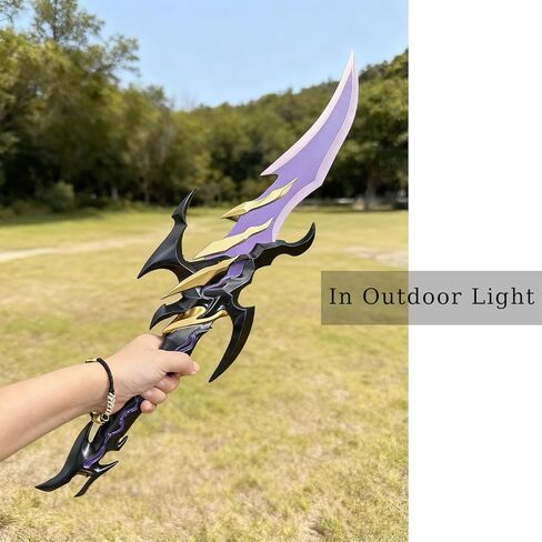 24.6" Anime All Metal Antares' Fangs Sword Sung Jingwoo with Display Stand for Cosplay, Collection-Version 2 in Saudi Arabia