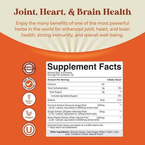 Bundle of Turmeric Curcumin Immune Support Gummies with Black Pepper - Joint Supplement with Curcumin Powder and Liver Cleanse Detox & Repair - Milk Thistle Supplement for Digestion & Immune Health in Saudi Arabia
