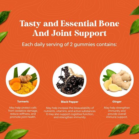 Bundle of Turmeric Curcumin Immune Support Gummies with Black Pepper - Joint Supplement with Curcumin Powder and Liver Cleanse Detox & Repair - Milk Thistle Supplement for Digestion & Immune Health in Saudi Arabia